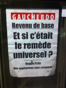 manchette journal gauchehebdo initiative revenu e base inconditionnel